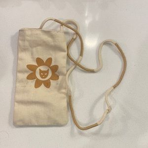 Karen Walker cat logo canvas glasses bag